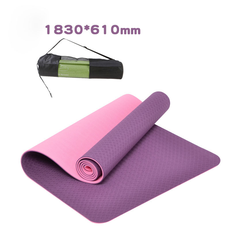 Non-Slip TPE Yoga Mat for Comfortable Daily Practice
