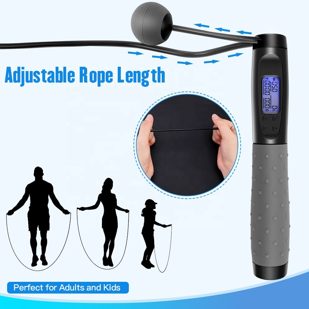 Electronic Counting Skipping Rope for Faster Fitness Results